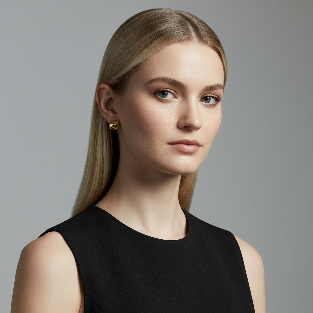 Minimalist Waterdrop Stud Earrings