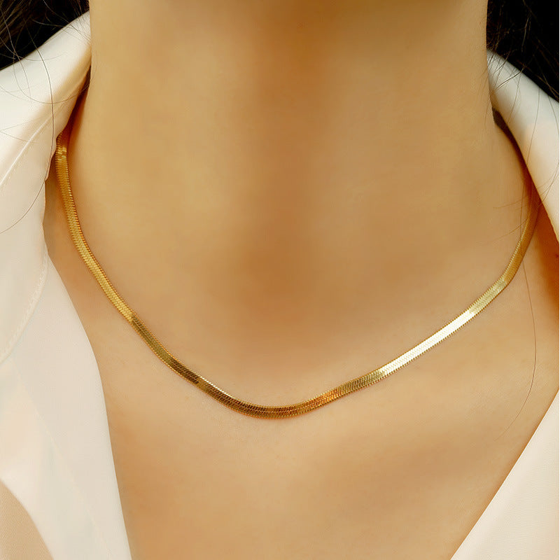 Classic Herringbone Necklace
