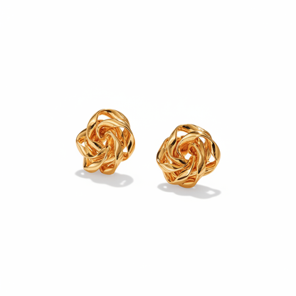 Unique Flower Stud Earrings