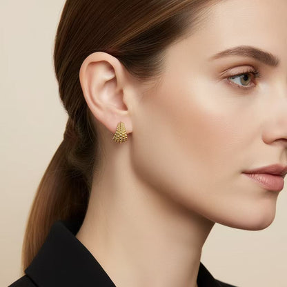 Dainty Mixed Balls Hoop Earrings