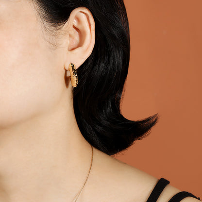 Minimalist U-Shaped Fashion Designed Earrings