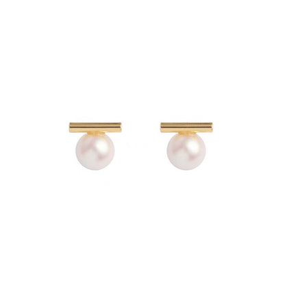 Dainty Versatile Faux Pearl Stud Earrings