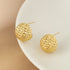 S925 Sterling Silver Earrings Plated with 18K Gold