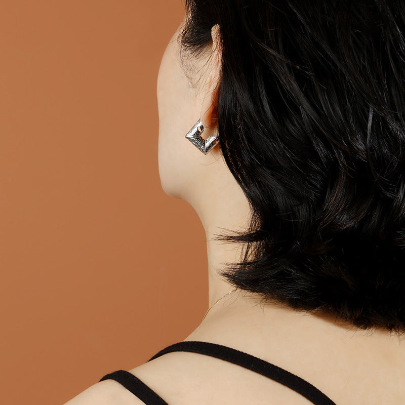 Minimalist U-Shaped Fashion Designed Earrings